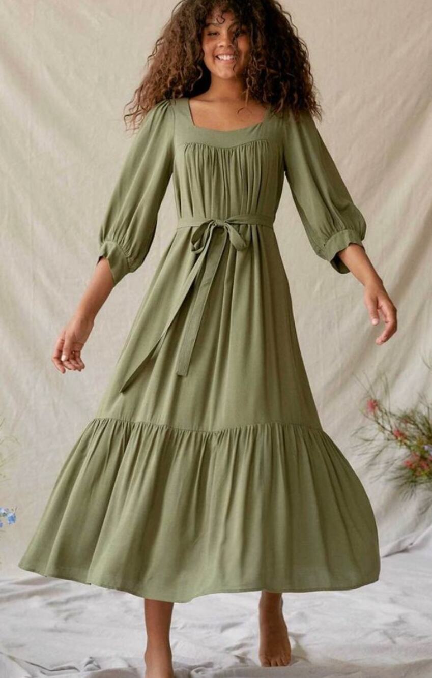 Christy Dawn S Green bianca Dress